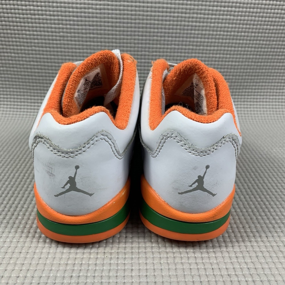 Jordan 5 Low Shoes Boys Size 1.5 Youth Hurricanes Basketball FQ1316-018 - Picture 2 of 9